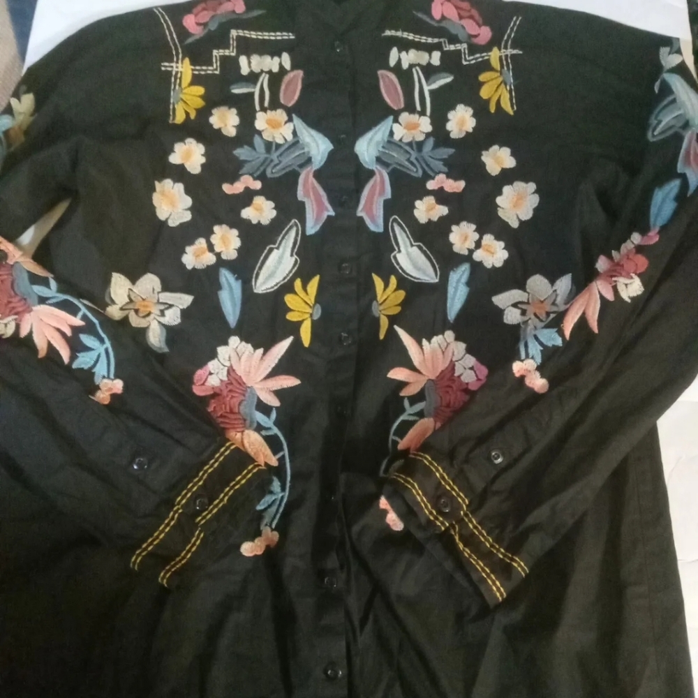 Johnny Was Tunic Blouse